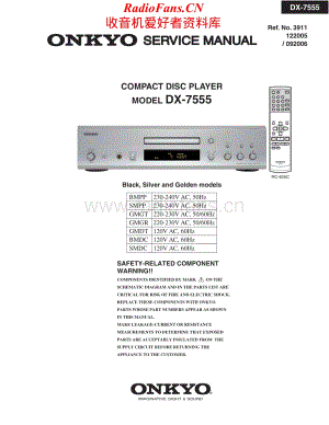 Onkyo-DX7555-cd-sm维修电路原理图.pdf
