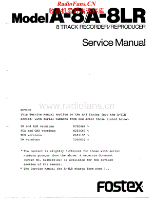 Fostex-A8-tape-sm维修电路原理图.pdf