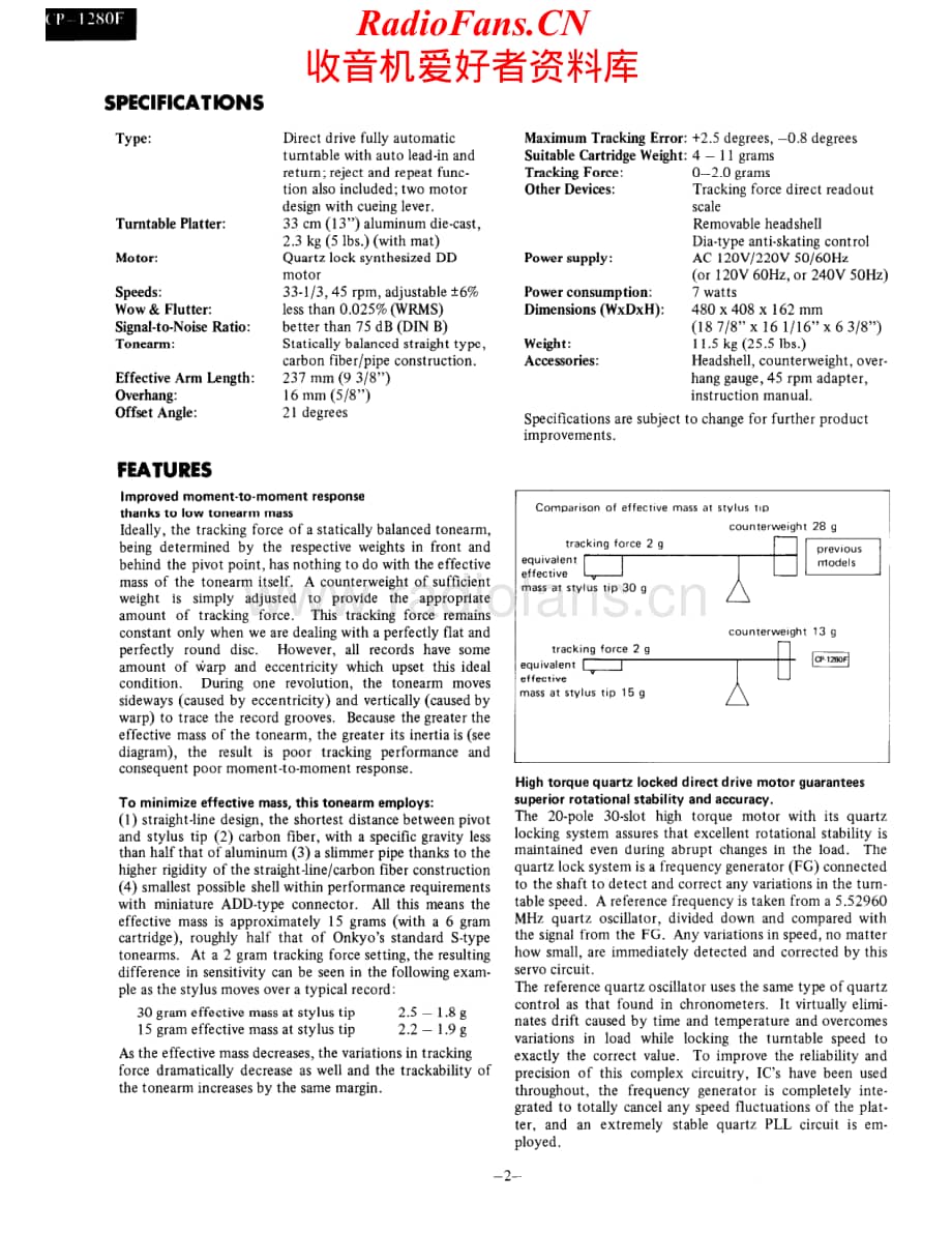 Onkyo-CP1280F-tt-sm维修电路原理图.pdf_第2页