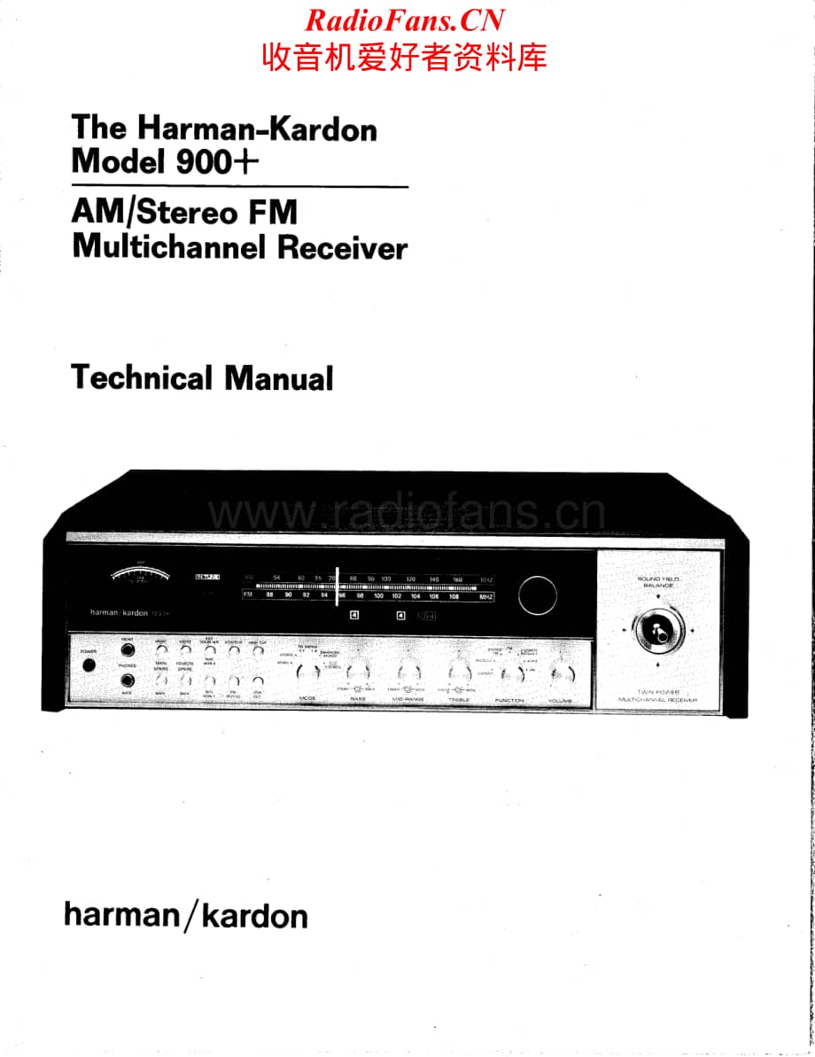 HarmanKardon-900PLUS-rec-sm维修电路原理图.pdf_第1页