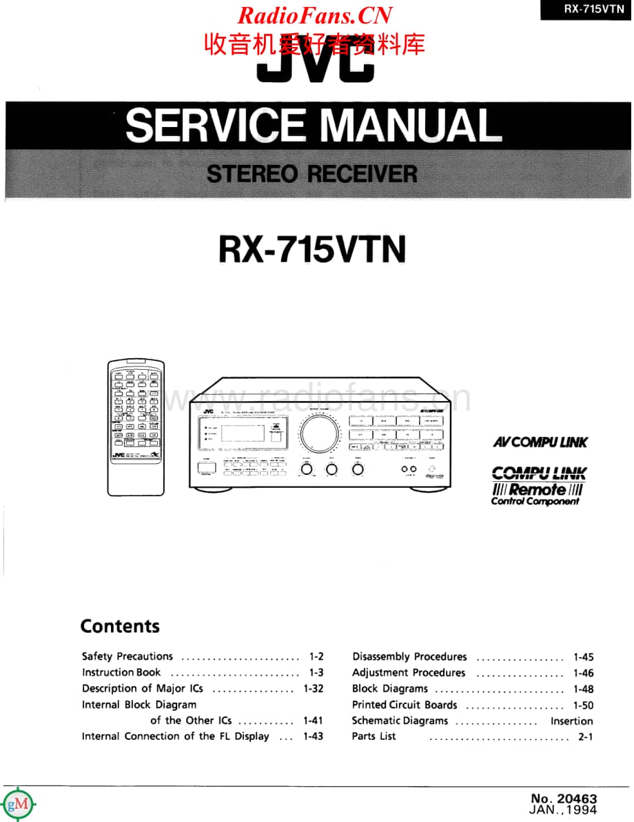 JVC-RX715VTN-rec-sm维修电路原理图.pdf_第1页