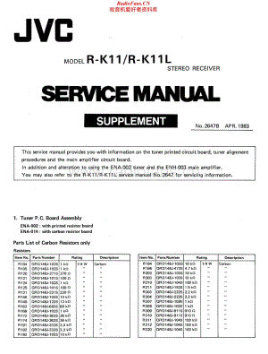 JVC-RK11-rec-sup维修电路原理图.pdf