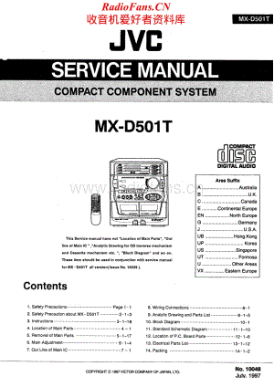 JVC-MXD501T-cs-sm维修电路原理图.pdf