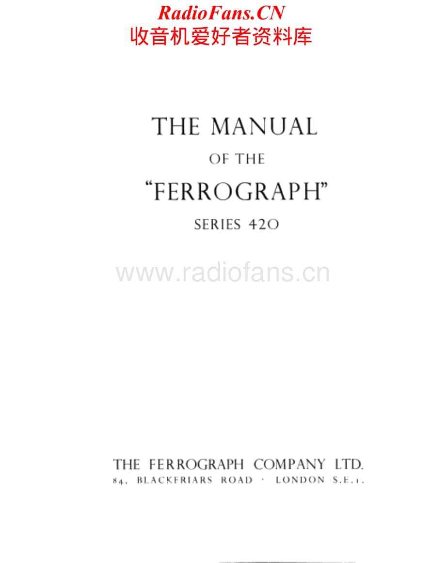 Ferguson-Ferrograph424-tape-sm维修电路原理图.pdf_第1页