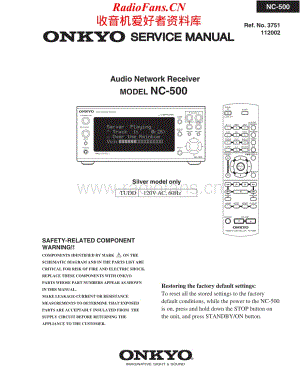 Onkyo-NAC500-anr-sm维修电路原理图.pdf