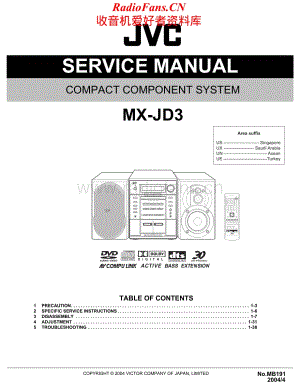 JVC-MXJD3-cs-sm维修电路原理图.pdf