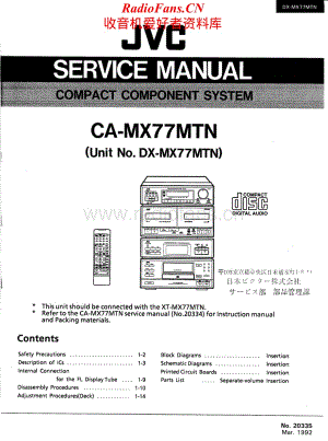 JVC-MX77-cs-sm维修电路原理图.pdf