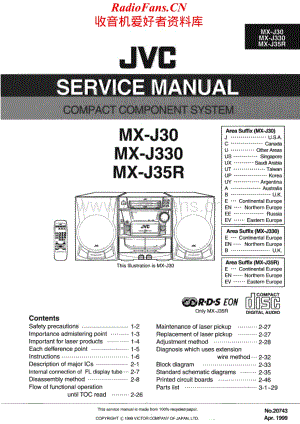 JVC-MXJ35R-cs-sm维修电路原理图.pdf