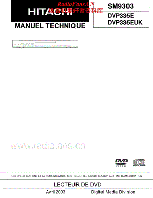 Hitachi-DVP335E-cd-sm维修电路原理图.pdf