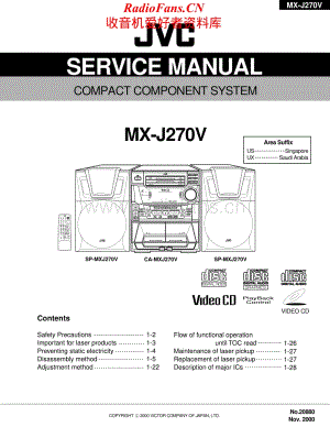 JVC-MXJ270V-cs-sm维修电路原理图.pdf