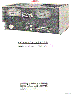 GAS-Ampzilla-101-ai维修电路原理图.pdf
