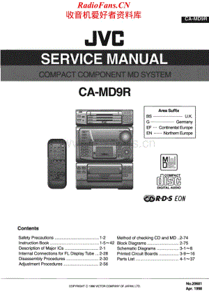 JVC-CAMD9R-cs-sm维修电路原理图.pdf