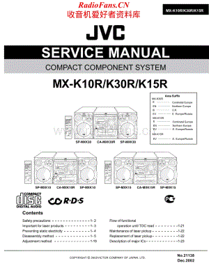JVC-MXK10R-cs-sm维修电路原理图.pdf