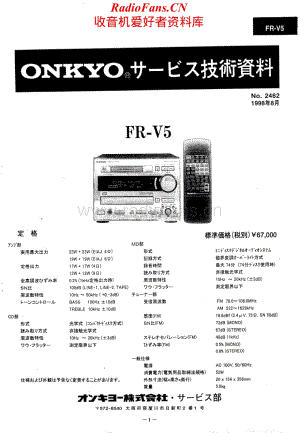 Onkyo-FRV5-cdmd-sm维修电路原理图.pdf