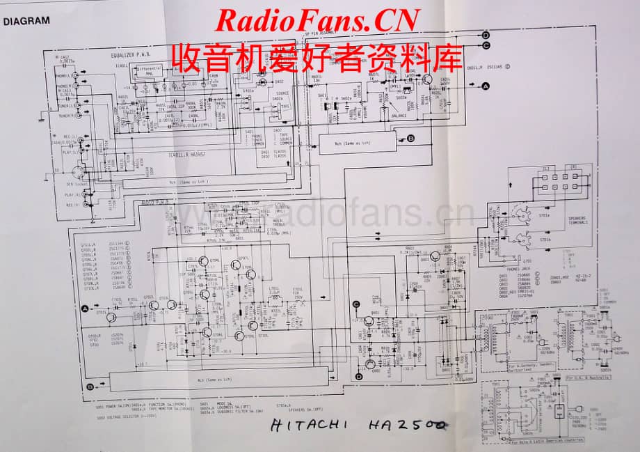 Hitachi-HA2500-int-sch维修电路原理图.pdf_第1页