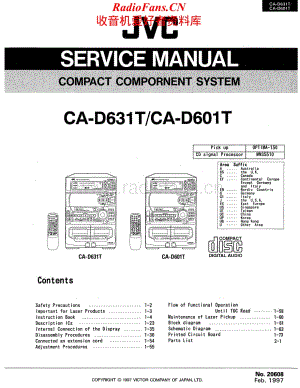 JVC-CAD601T-cs-sm维修电路原理图.pdf