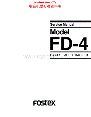Fostex-FD4-dm-sm维修电路原理图.pdf
