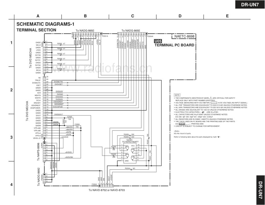 Onkyo-DRUN7-rec-sm维修电路原理图.pdf_第3页