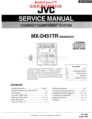 JVC-MXD451TR-cs-sm维修电路原理图.pdf