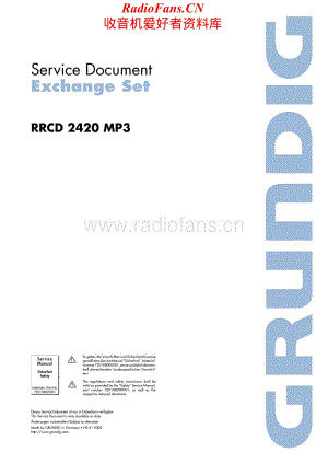 Grundig-RRCD2420MP3-tr-sm维修电路原理图.pdf