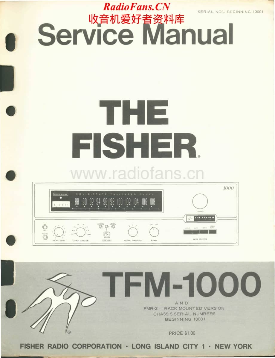 Fisher-TFM1000-tun-sm维修电路原理图.pdf_第1页