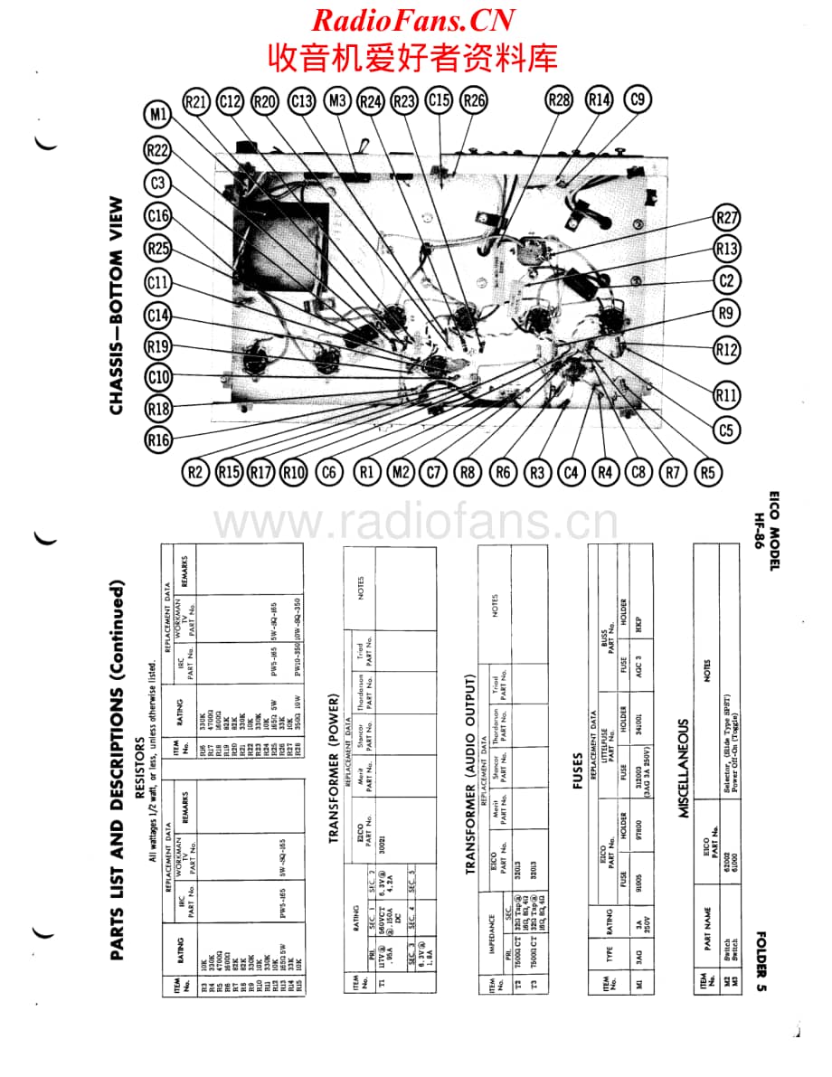 Eico-HF86SAMS-pwr-sm维修电路原理图.pdf_第3页