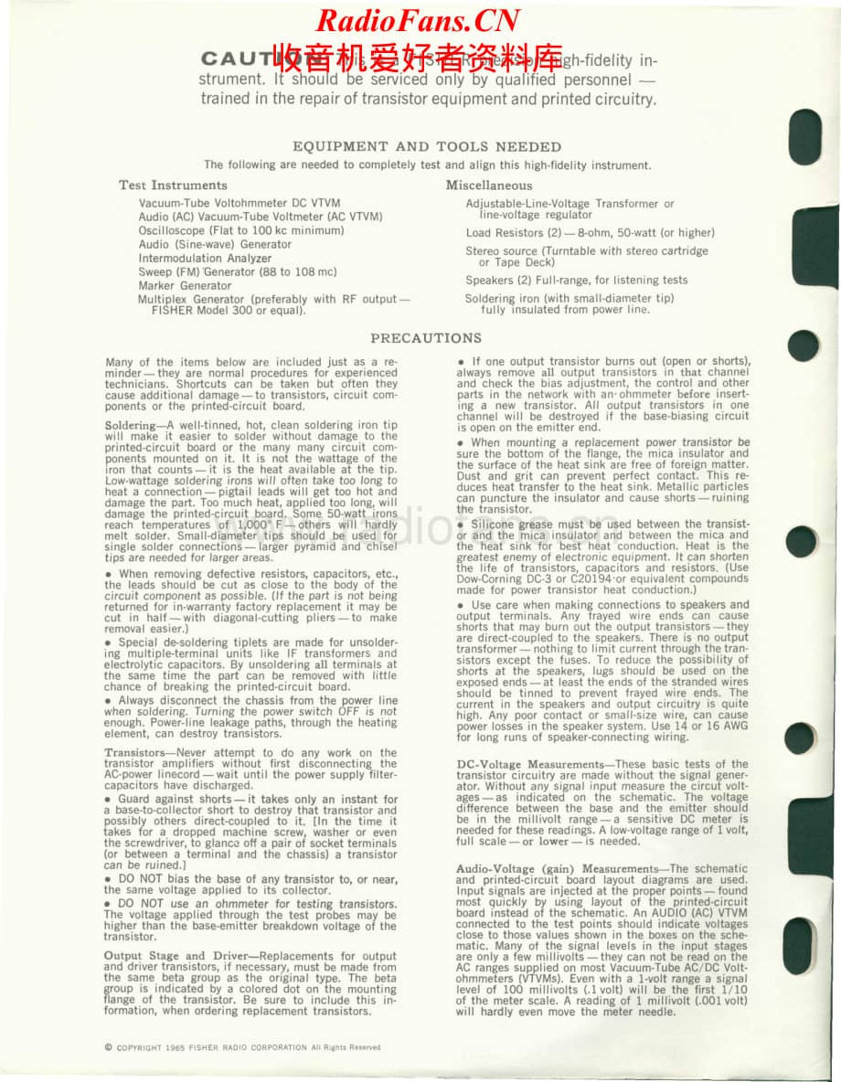 Fisher-CustomElectra48WA-mc-sm维修电路原理图.pdf_第2页