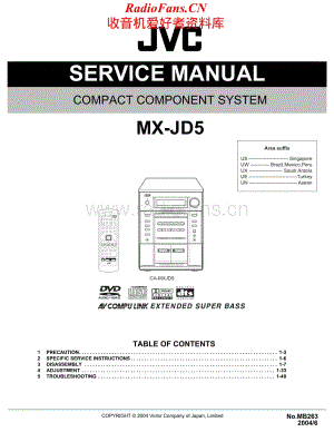 JVC-MXJD5-cs-sm维修电路原理图.pdf