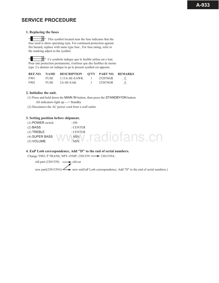 Onkyo-A933-int-sm维修电路原理图.pdf_第3页