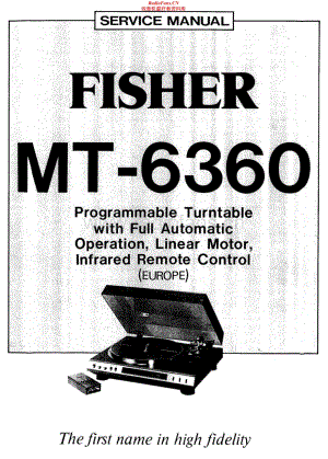 Fisher-MT6360-tt-sm维修电路原理图.pdf