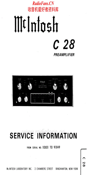 McIntosh-C28early-pre-sch维修电路原理图.pdf