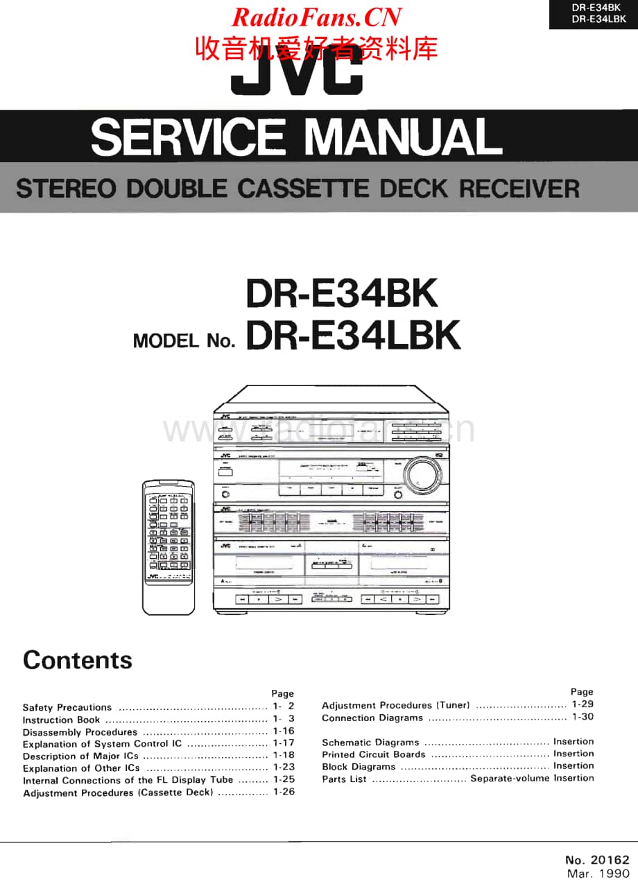 JVC-DRE34BK-cs-sm维修电路原理图.pdf_第1页