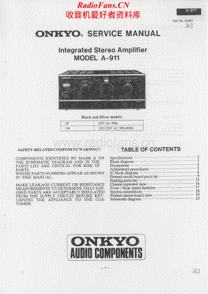 Onkyo-A911-int-sm维修电路原理图.pdf