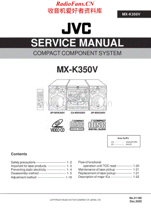JVC-MXK350V-cs-sm维修电路原理图.pdf