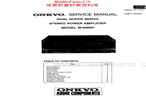 Onkyo-M5060R-pwr-sm维修电路原理图.pdf