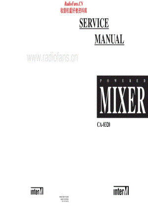 InterM-CA8320-mix-sm维修电路原理图.pdf