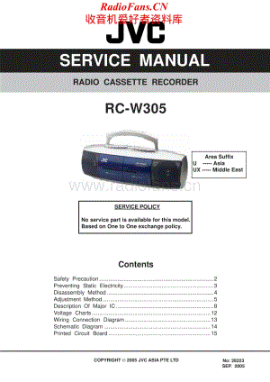 JVC-RCW305-cs-sch维修电路原理图.pdf