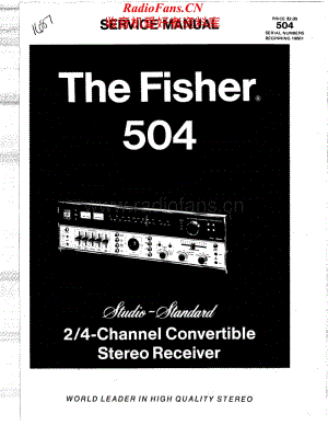 Fisher-504-rec-sm维修电路原理图.pdf