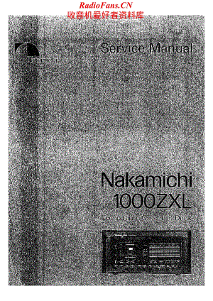 Nakamichi-1000ZXL-tape-sm维修电路原理图.pdf