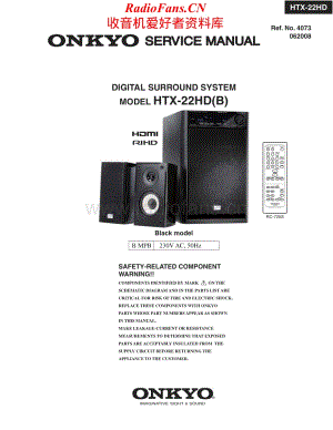 Onkyo-HTX22HD-sur-sm维修电路原理图.pdf