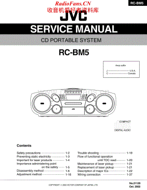 JVC-RCBM5-cs-sm维修电路原理图.pdf