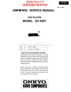 Onkyo-DVS501-cd-sm维修电路原理图.pdf