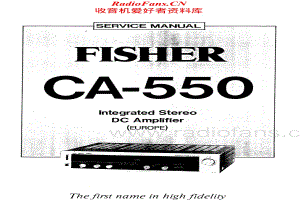 Fisher-CA550-int-sm维修电路原理图.pdf