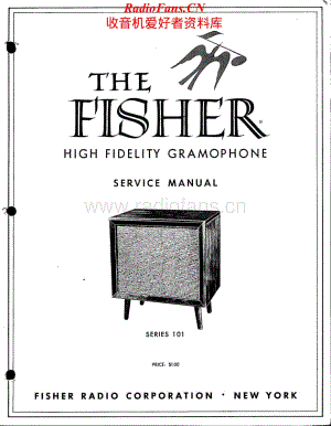 Fisher-Series101-rec-sm维修电路原理图.pdf
