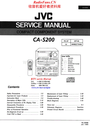 JVC-CAS200-cs-sm维修电路原理图.pdf