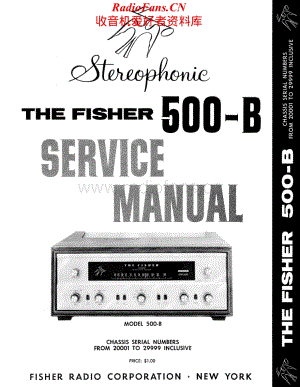 Fisher-500B-rec-sm维修电路原理图.pdf