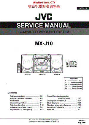 JVC-MXJ10-cs-sm维修电路原理图.pdf