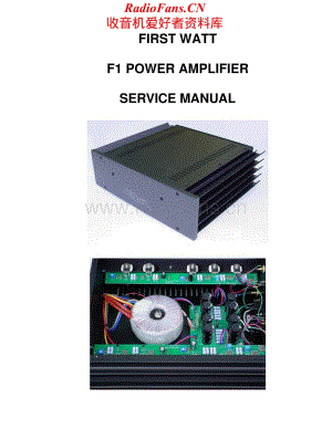 FirstWatt-F1-pwr-sm维修电路原理图.pdf