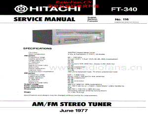 Hitachi-FT340-tun-sm维修电路原理图.pdf