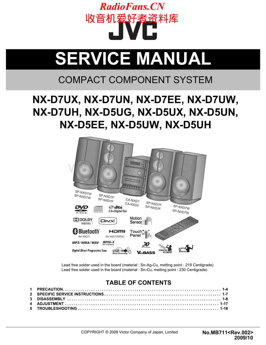 JVC-NXD5-cs-sm维修电路原理图.pdf_第1页
